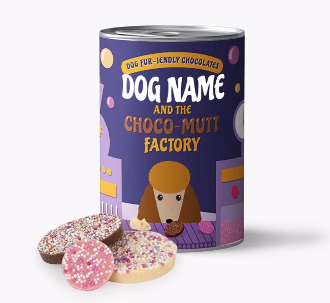'Choco-Mutt Factory' - Personalised Dog-friendly Chocolate for your {breedFullName}